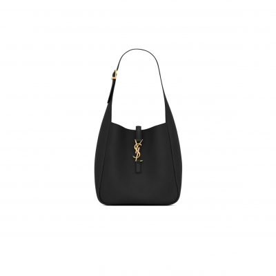 YSL LE 5 À 7 SUPPLE SMALL IN GRAINED LEATHER 713938AAAUQ1000 (23*22*8.5cm)
